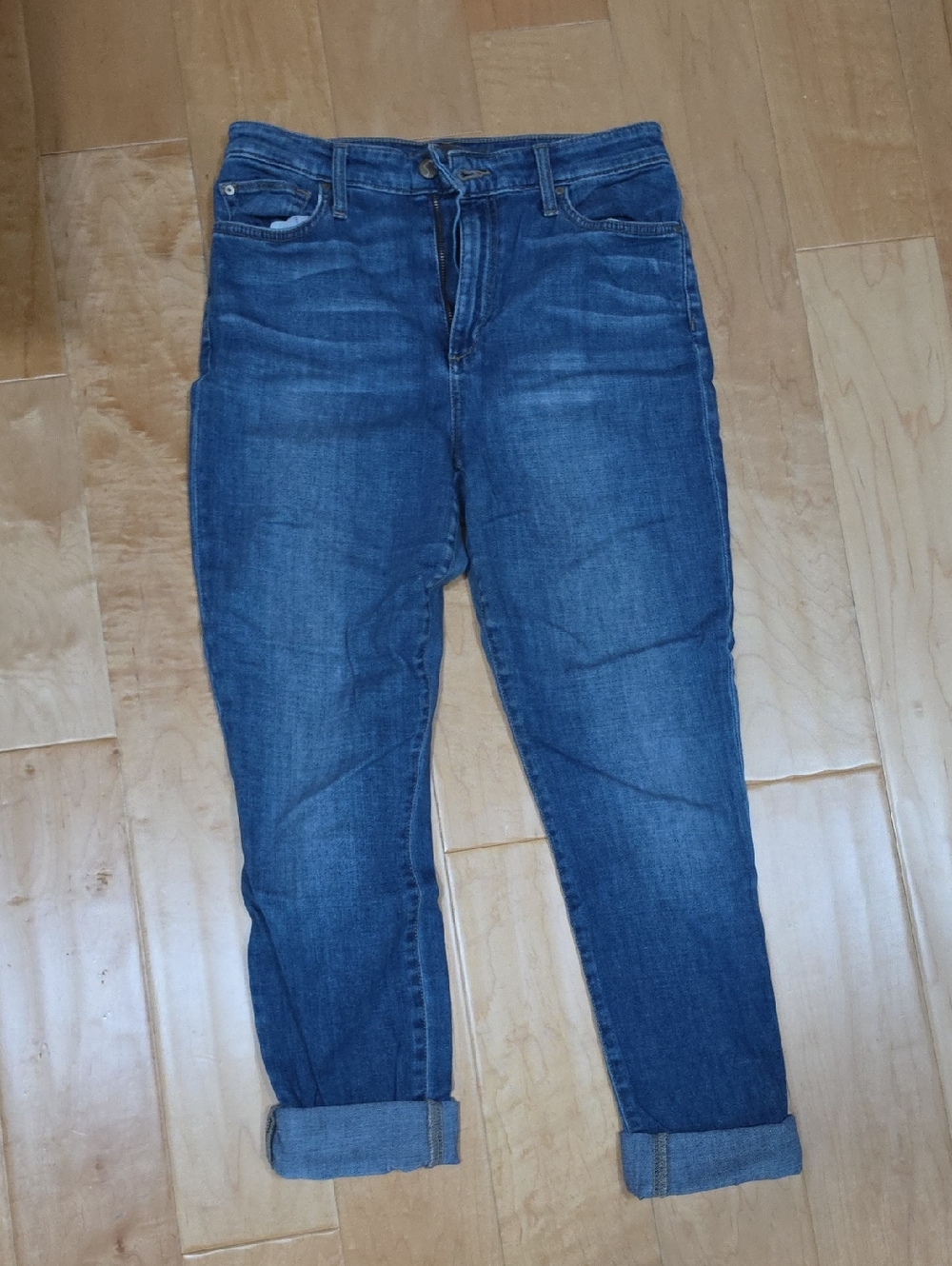 Joe's Jeans Medium Blue Relaxed Boyfriend Jeans
